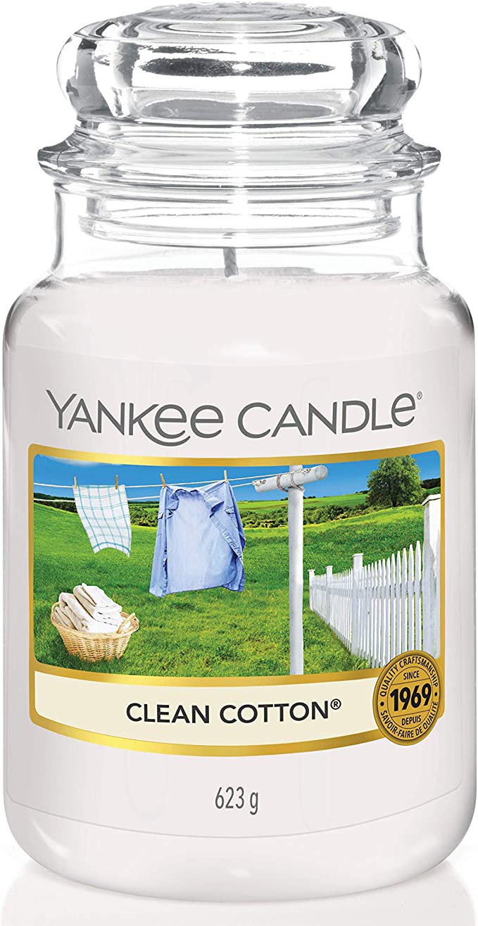 Yankee Candle Clean Cotton Large Jar Katie Malone Home