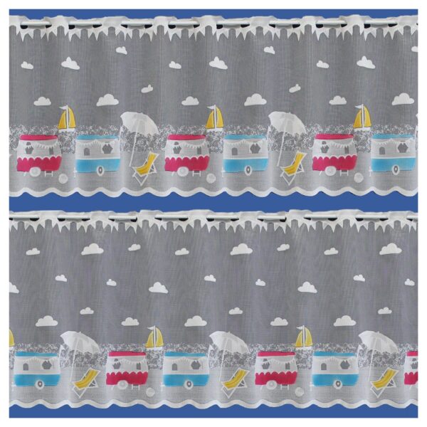 Caravan Cafe Net Curtain